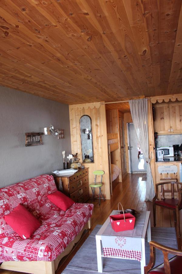 Praloup 1600 beau studio avec très belle vue Pra Loup Esterno foto